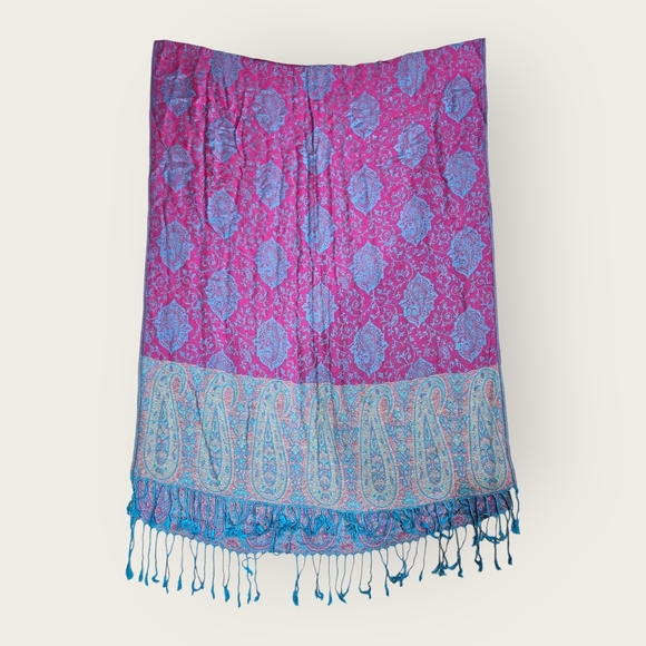 Paisley Pashmina Scarf - Picture 2 of 16